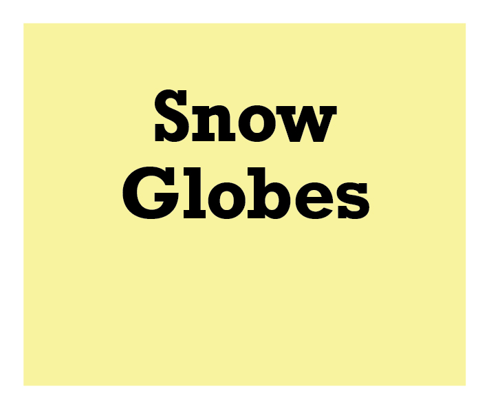 book cover - Snow Globes